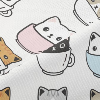 Coffee Mug Cat Piqué