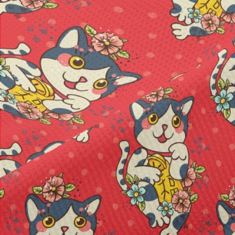 Lucky Cat Piqué