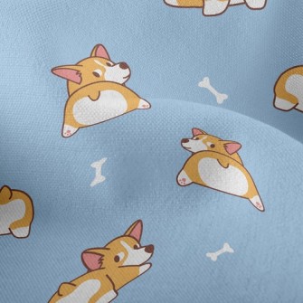 Corgi Showing Ass Lightweight Performance Linen