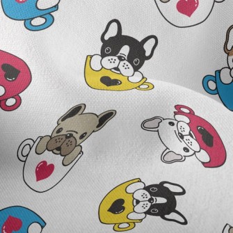 Coffee Mug French Bulldog Lightweight Performance Linen