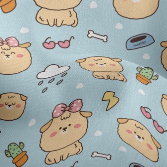 Cute Dog Lightweight Performance Linen