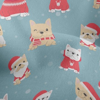 Christmas Costume French Bulld Lightweight Performance Linen