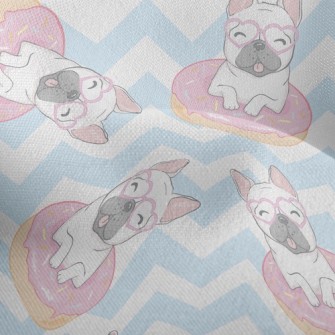 Donut French Bulldog Lightweight Performance Linen