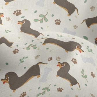 Dachshund Bones Lightweight Performance Linen