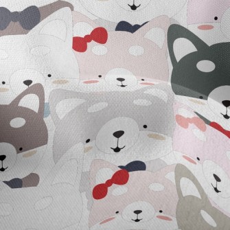 Cute Husky Lightweight Performance Linen