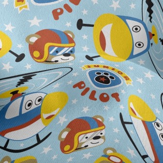 Helicopter And Pilot Lightweight Performance Linen