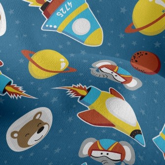 Rocket Elephant And Bear Lightweight Performance Linen
