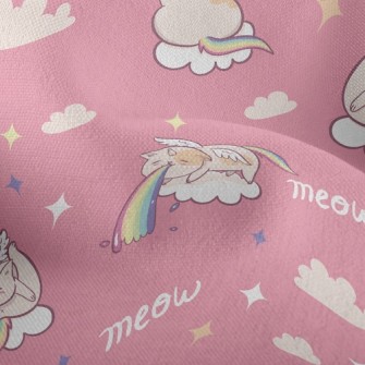 Unicorn Cat Lightweight Performance Linen