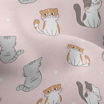 Cute Cat Lightweight Performance Linen