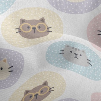 Cute Cat Lightweight Performance Linen