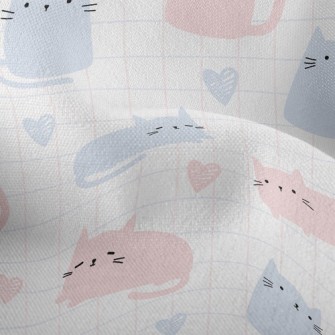 Plaid And Cat Lightweight Performance Linen