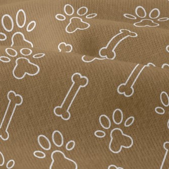 Dog Footprints Dog Bones Modern Jersey