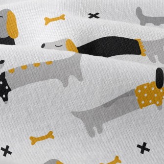 Dachshund Dog Bones Modern Jersey
