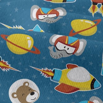 Rocket Elephant And Bear Modern Jersey