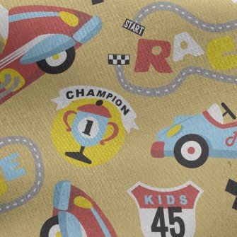 Racing Dog Jersey Backed Fleece