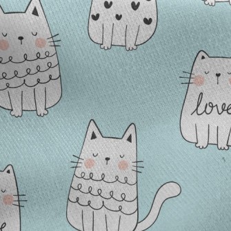 Lazy Cat Jersey Backed Fleece