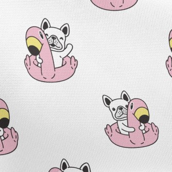 French Bulldog In Swimming Rin Pongee