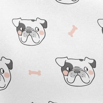 French Bulldog Dog Bone Pongee