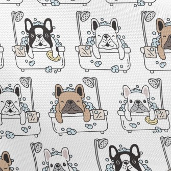 Shower French Bulldog Pongee