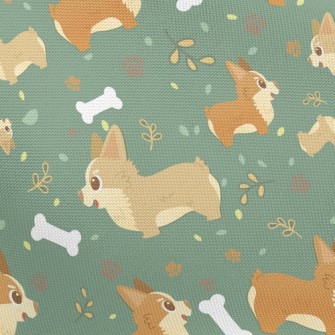 Corgi Bone Pongee