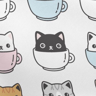 Coffee Mug Cat Pongee
