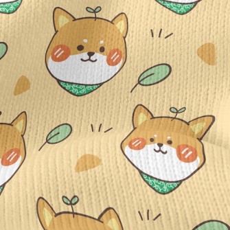 Shiba Leaves Stretch Jersey