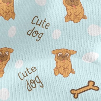 Puppy Dog Bone Stretch Jersey
