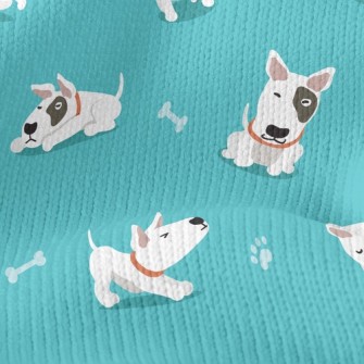 Bulldog Bull Head With Various Stretch Jersey
