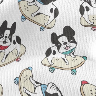 Skateboard French Bulldog Stretch Jersey