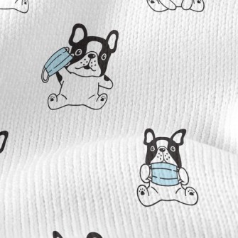 Wearing A Mask French Bulldog Stretch Jersey