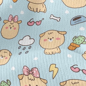 Cute Dog Stretch Jersey