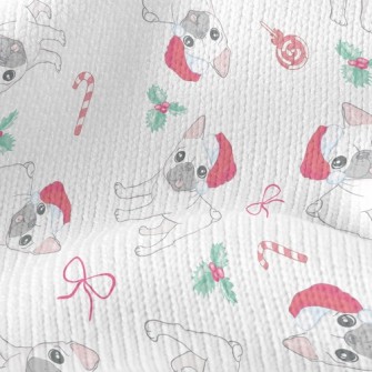 Christmas French Bulldog Stretch Jersey