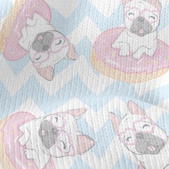 Donut French Bulldog Stretch Jersey