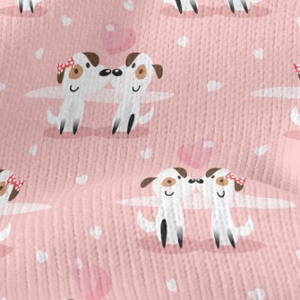 Puppies In Love Stretch Jersey
