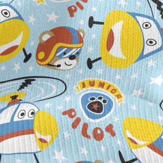 Helicopter And Pilot Stretch Jersey