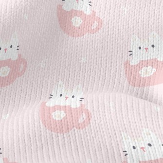 Coffee Mug Cat Stretch Jersey