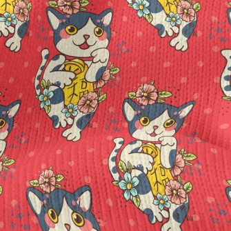 Lucky Cat Stretch Jersey