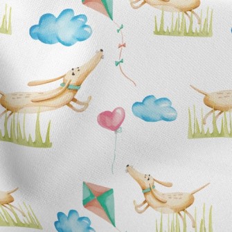 Kite And Sausage Lightweight Cotton Poplin