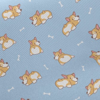 Corgi Showing Ass Midweight Cotton Poplin