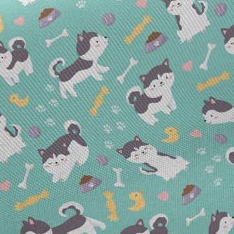 Husky And Duck Toy Midweight Cotton Poplin