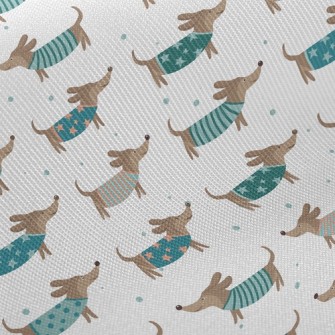 Dachshund Midweight Cotton Poplin