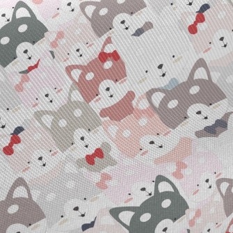 Cute Husky Midweight Cotton Poplin