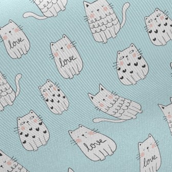 Lazy Cat Midweight Cotton Poplin