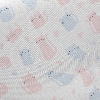 Plaid And Cat Midweight Cotton Poplin