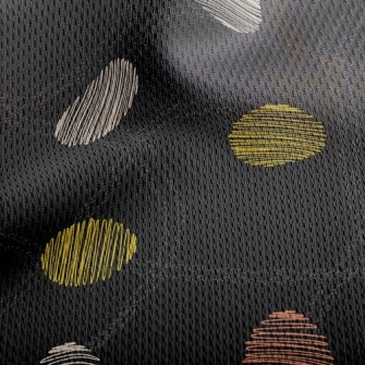 Dot Track Athletic Mesh Flat Back