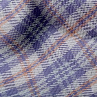 Beautiful Purple Plaid Terry