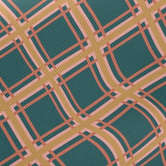 Neat Green Plaid Twill