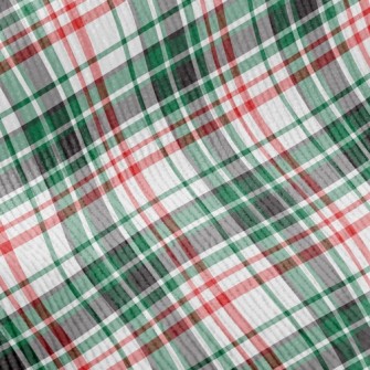 Red And Green Small Plaid Standard Corduroy
