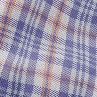 Beautiful Purple Plaid Standard Corduroy