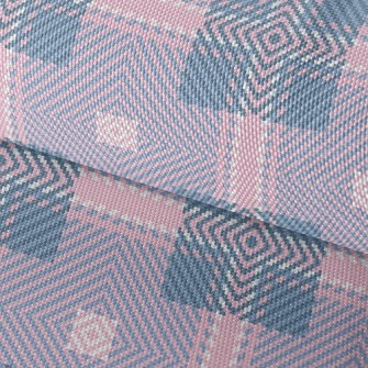 Pink And Blue Braid Waterproof Oxford